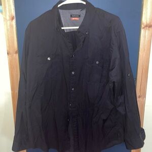 Mens Van Heusen Traveler button Down Dress Shirt